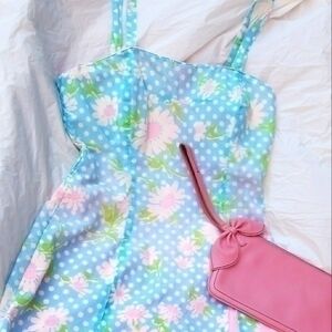 Gabar New York Vintage Floral Sweetheart Swimsuit